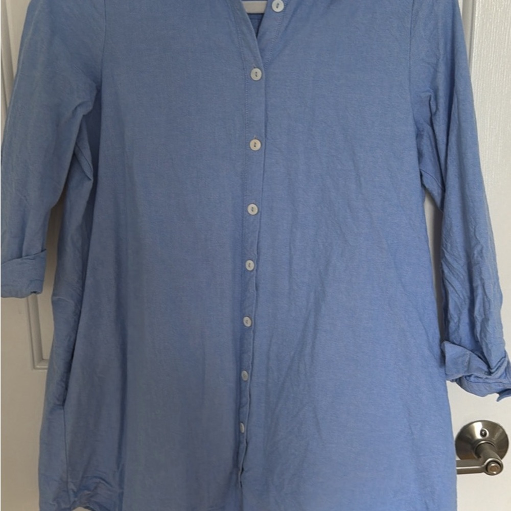 Pomander Place Light Blue Button-Up Shirt